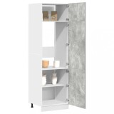 vidaXL Dulap frigider &ldquo;Lyon&rdquo;, gri beton, 60 x 57 x 207 cm