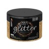 Fulgi colorati cu sclipici pentru vopsele si efecte decorative, interior, Magic Efect glitter, gold G1 / auriu, 150 g