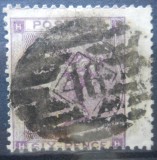 1862 MAREA BRITANIE REGINA VICTORIA(LITERE MICI IN COLTURI)