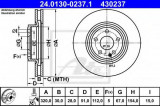 Disc frana MERCEDES A-CLASS (W176) (2012 - 2016) ATE 24.0130-0237.1