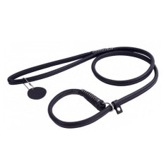 Lesa caine de piele de restric?ionare - 135cm, 4mm - negru foto