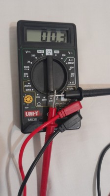 Vand multimetru digital UNI-T model M838 cu sonde foto