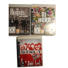 Joc PS3 Beatles Rockband + Dj Hero + Disney Sing It High School Musical