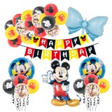 Cumpara ieftin Set arcada cu baloane Mickey Mouse - Happy Birthday, KidMania&reg;, 30 bucati