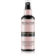 Makeup Revolution Hyaluronic Fix Hydrating &amp; Plumping fixator make-up cu efect de hidratare 100 ml