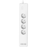 Cumpara ieftin Prelungitor inteligent Hama 00176574, Wi-Fi, 4 prize, 4 porturi USB, protectie suprasarcina, compatibil Amazon Alexa/Google Assistant, cablu 1.7m, Alb