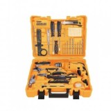 Trusa de Scule 44 Piese cu Bormasina Electrica, Unelte CR-V in Valiza pentru Casa, Atelier si Reparatii