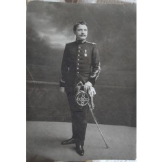 Fotografie, militar din armata Regala Romana, inceput de secol XX