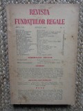 Revista Fundatiilor Regale Anul XII APRILIE 1945 Nr. 4