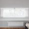 vidaXL Perdele cu perdele Alb 500x100cm Poliester 4107776
