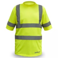 Tricou barbatesc t-shirt reflectorizant galben, marime xl foto