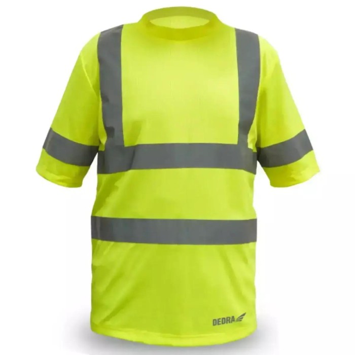 Tricou barbatesc t-shirt reflectorizant galben, marime xxxl