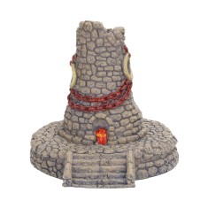 Decor Pentru Acvariu Castel, Sofia CONCEPT&reg;, Cu Bule de Aer Fara Pompa, L13.5xW11xH10.5 Cm