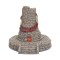 Decor Pentru Acvariu Castel, Sofia CONCEPT&reg;, Cu Bule de Aer Fara Pompa, L13.5xW11xH10.5 Cm