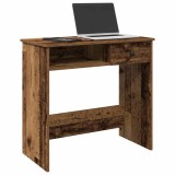 vidaXL Birou, lemn &icirc;nvechit, 80x40x75 cm, lemn prelucrat