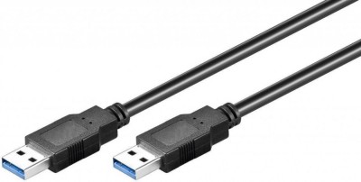 Cablu USB 3.0 USB A tata - USB A tata 3m Goobay foto