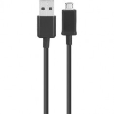Cablu de date si incarcare 1M de la USB-A catre Micro USB,negru, nou, bulk (fara ambalaj) foto