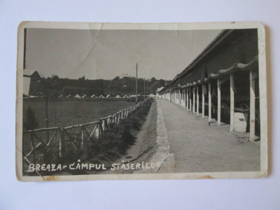 Rara! Breaza-Campul strajerilor,foto(model carte postala) din anii 30 foto