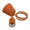 PENDUL TAVAN PORTOCALIU 1M, E27, V-TAC