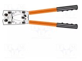 Unealtă de sertizare conectori neizolaţi 6-50mm&sup2; NEO TOOLS 390mm