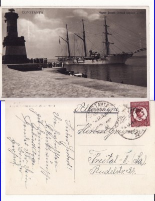 Constanta-Vaporul scoala grecesc - rara foto