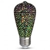 BEC LED ST64 E27 3W CU FILAMENT 3000K ALB CALD MODEL 3D, V-TAC
