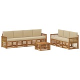 vidaXL Seturi de canapele cu pernă 8 pcs Lemn Solid de Acacia 3384119