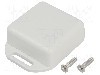Carcasa ABS, 35mmx35mmx15mm, IP54, HAMMOND - 1551NFLGY