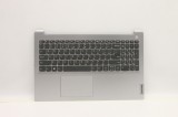 Carcasa superioara cu tastatura palmrest Laptop, Lenovo, IdeaPad 1 15ACL7 Type 82R4, 5CB1H70708, AP2DG000300, AM2DG000500, Cloud Grey, layout US