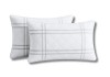 Set 2 Perne matlasate Grid Confort 50x70 cm, Somnart