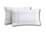 Set 2 Perne matlasate Grid Confort 50x70 cm