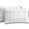 Set 2 Perne matlasate Grid Confort 50x70 cm
