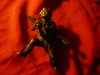 Statueta Ingeras sec XIX bronz ,h=10 ,cateva gaurele : palme , spate