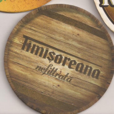 L1 - suport pentru bere din carton / coaster - Timisoreana
