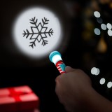 Lanterna de Craciun cu LED &ndash; 5 tipare luminoase &ndash; rosu/alb Best CarHome