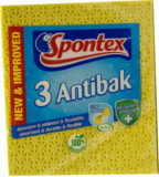 Spontex Lavetă antibacteriană, 3 buc