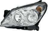 Far OPEL ASTRA H, 10.2003-12.2012, HELLA, fata, partea dreapta, tip bec H1+H21W+H7+W5W; electric; argintiu; cu motor;