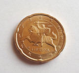 Lituania - 20 Cents / Euro centi - 2015 - UNC (din fisic)