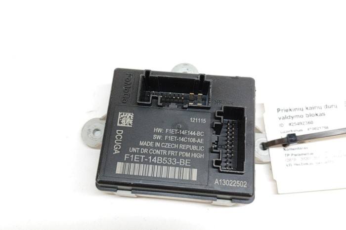 Modul de control ușă st&acirc;nga față FORD FOCUS III 2015 OEM: F1ET-14B533-BE,F1ET-14F144-BC,F1ET-14C108-AE 25492360