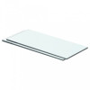 Set 2 Rafturi Gossi Sticla Transparenta 40x12 cm, Montaj Suspendat, Capacitate 15kg