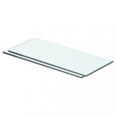 vidaXL Rafturi, 2 buc., 40 x 12 cm, panouri sticlă transparentă