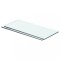 Gossi rafturi, 2 buc., 40 x 12 cm, panouri sticla transparenta