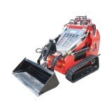 Mini &icirc;ncarcator frontal pe senile THOR, 23 CP, cupa 0.15 m3, ridicare 350 kg