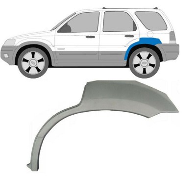 Segment reparatie aripa spate Mazda Tribute (J14), 01.2001-12.2007, Spate, Stanga, Aftermarket foto