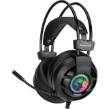 Casti Gaming Marvo HG9018, microfon, vibratii (Negru)
