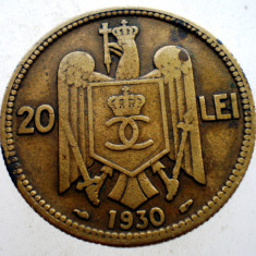 R.088 ROMANIA CAROL II 20 LEI 1930 PARIS