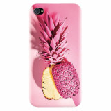 Husa silicon pentru Apple Iphone 4 / 4S, Pink Pineapple