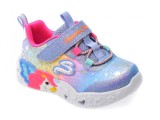 Cumpara ieftin Pantofi sport SKECHERS albastri, UNICORN CHARMER, din material textil