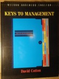 KEYS TO MANAGEMENT-DAVID COTTON