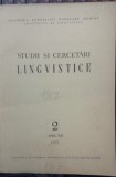 1957 Revista Studii si cercetari lingvistice Anul VIII / Nr 2 Academia RSR CVP